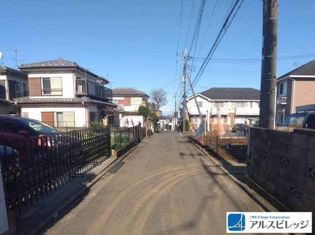新築／ふじみ野市上ノ原　第1期　全3棟の前面道路含む現地写真