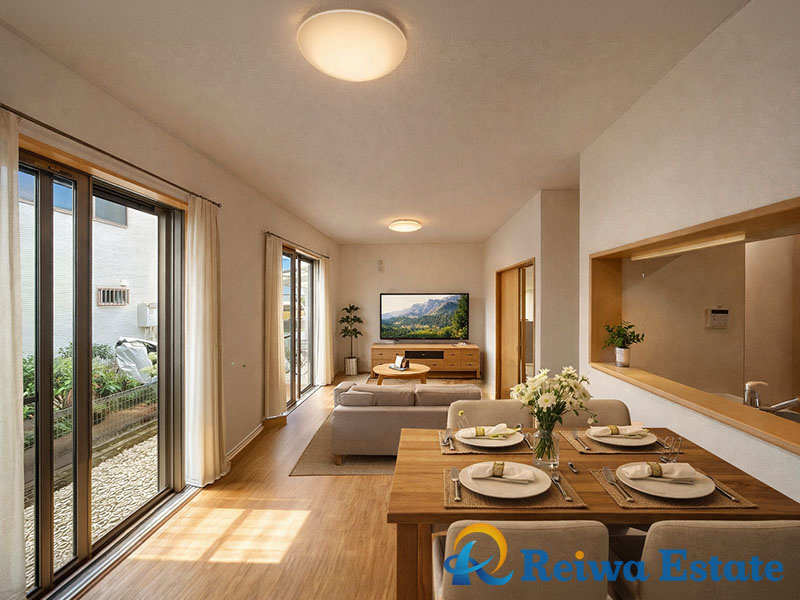 中古戸建　茅ヶ崎市ひばりが丘の居間・リビング