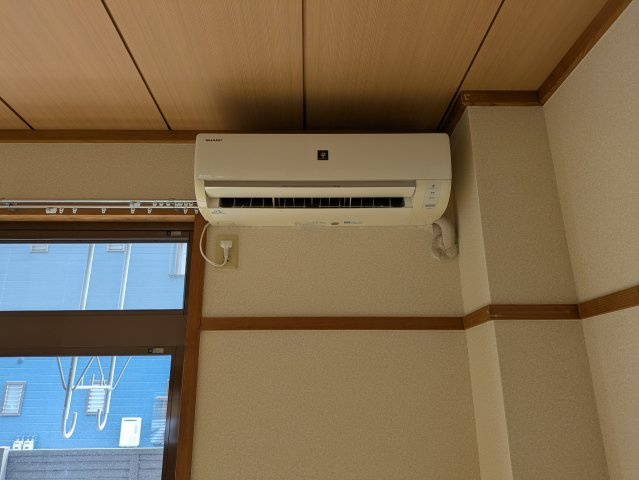 タナカハウスⅢの設備|エアコン付きです