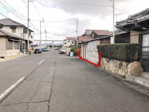 平山　売土地の前面道路含む現地写真|前面道路含む現地写真