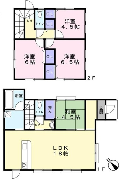 加古川市加古川町北在家　　山陽電鉄「尾上の松駅」徒歩17分の間取り