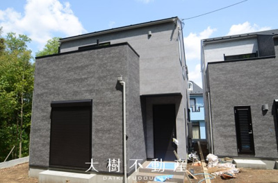 【外観】 | 海老名市上今泉4丁目 新築戸建て 全1棟【仲介手数料無料】 | ※令和7年5月上旬に撮影