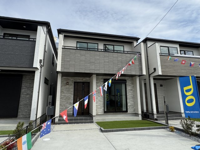 松戸市中和倉新築戸建（馬橋28期）の外観|B号棟・完成済み内覧可能です！