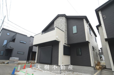 【外観】 | 海老名市杉久保南３丁目 新築戸建て 全3棟【仲介手数料無料】 | 建物完成しました！！内見可能です♪