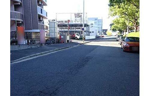 南区比治山本町の前面道路含む現地写真|建築プランや費用等ご希望をご相談下さい♪南区役所前電停まで徒歩３分で通勤通学に便利！