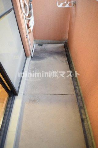 レスポワール難波南のバルコニー
