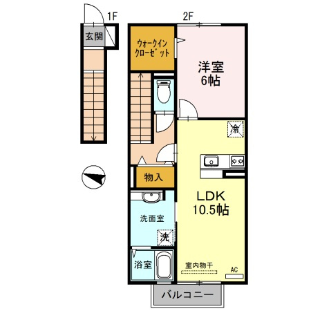 【間取り】 | アネックス日前