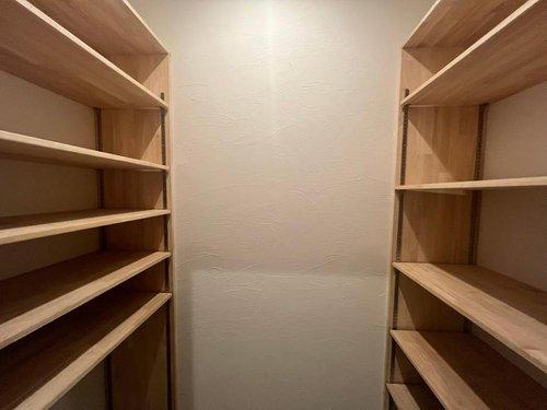 安芸郡海田町南幸町１の収納|土地約１４０坪の菜園も可能な広々としたお庭有☆
築７年のドヒハウス施工のこだわり注文住宅♪