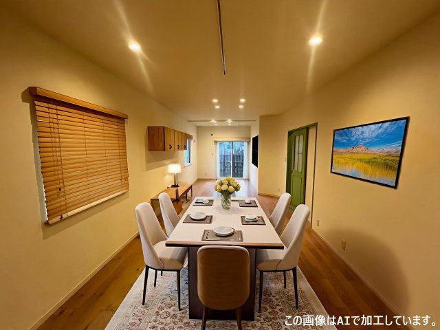 安芸郡海田町南幸町１のキッチン|土地約１４０坪の菜園も可能な広々としたお庭有☆
築７年のドヒハウス施工のこだわり注文住宅♪