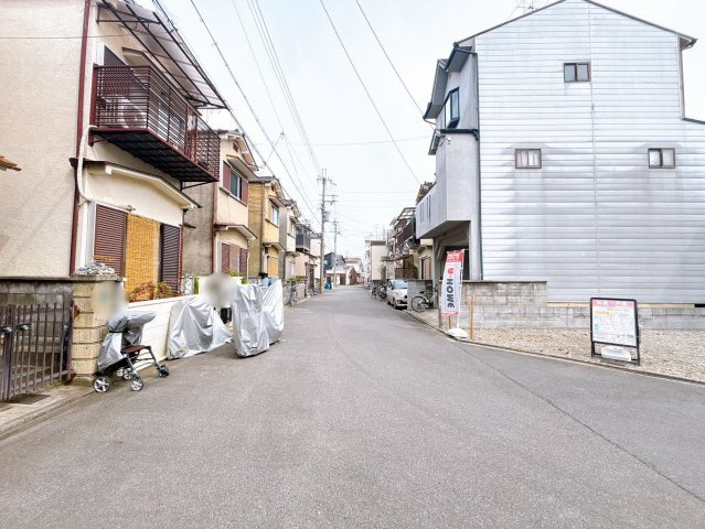 【前面道路含む現地写真】 | 南区吉祥院新田下ノ向町 | 北側前道