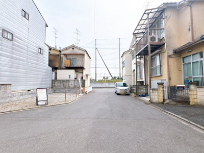 【前面道路含む現地写真】 | 南区吉祥院新田下ノ向町 | 西側前道