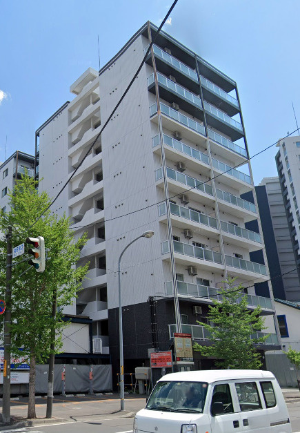 札幌市中央区　二棟一括RCマンションの外観