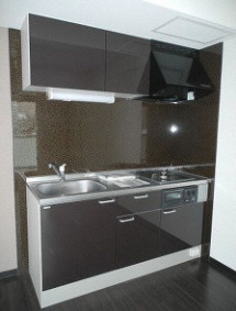 札幌市中央区　二棟一括RCマンションのキッチン