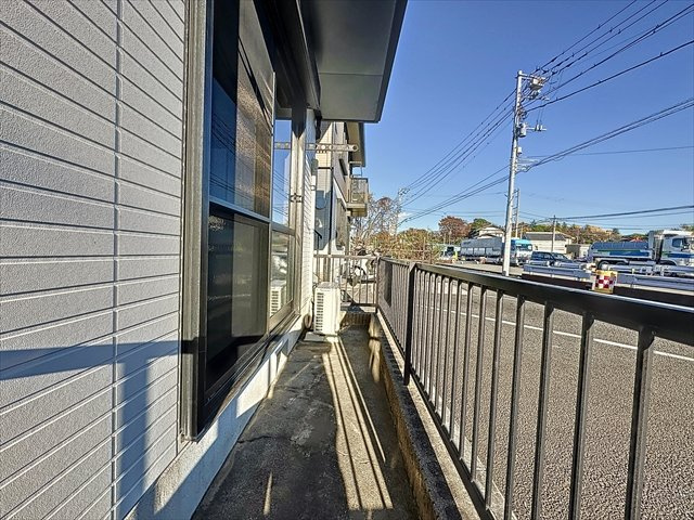 エクセルプラザAのバルコニー