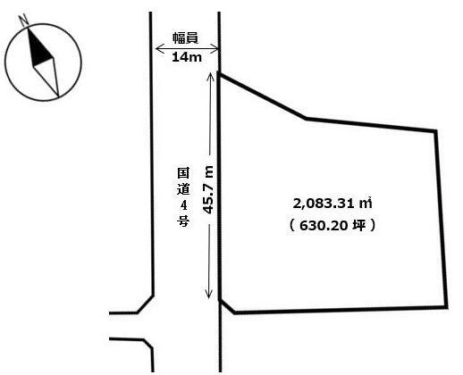 小山市間々田　貸地