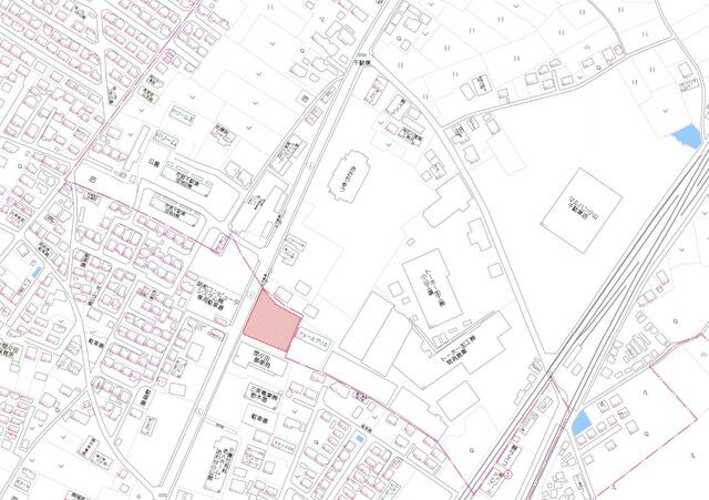 小山市間々田　貸地の地図