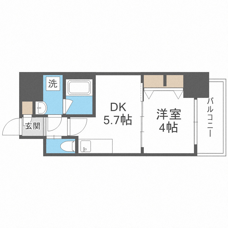 スプランディッド安土町の間取り