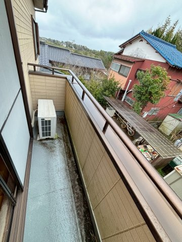 山武郡横芝光町屋形　中古戸建のバルコニー