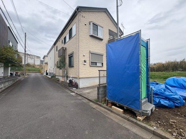 川越市的場　新築分譲　JR川越線『的場駅』徒歩12分　【霞ヶ関小学区】の前面道路含む現地写真