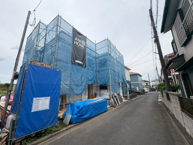 川越市的場　新築分譲　JR川越線『的場駅』徒歩12分　【霞ヶ関小学区】の前面道路含む現地写真