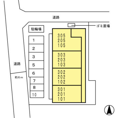 【区画図】 | sereno 黒田