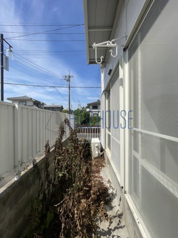 嵐山ハイツのバルコニー