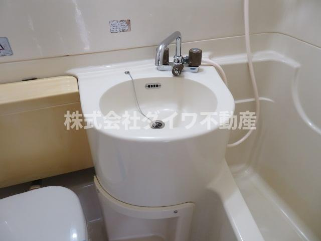 シャレーミウラの洗面所