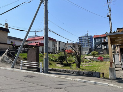 【外観】 | 白石区北郷4-2角地90坪 | JR白石駅歩17分・建築条件無くお好きな会社で建築可能♪