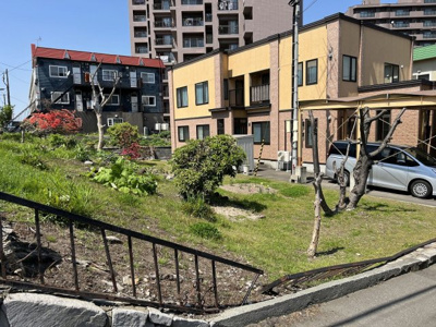 【外観】 | 白石区北郷4-2角地90坪 | 厚別通や環状通が近くイオン東苗穂や高速道路も行きやすい立地♪