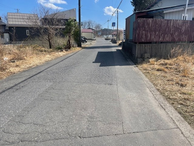 下閉伊郡山田町豊間根第2地割　売地の前面道路含む現地写真