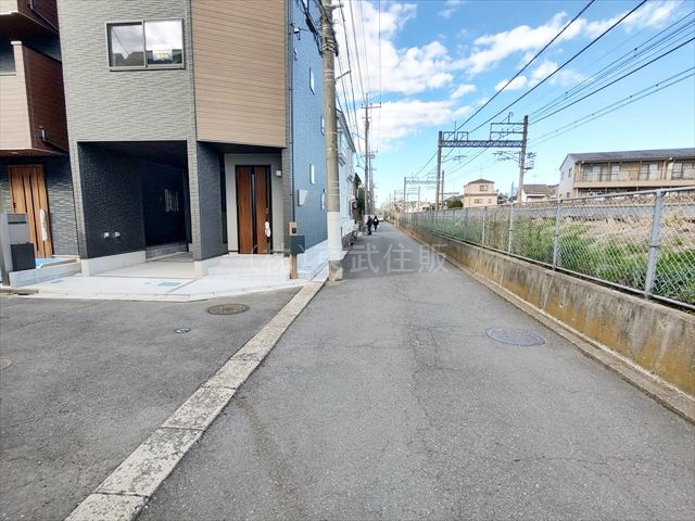 【前面道路含む現地写真】 | 川越市稲荷町 | 閑静な住宅地です