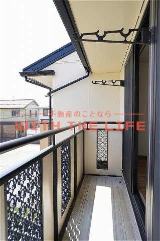 セジュール坂井Ⅰ【10,000円キャッシュバック対象物件】のバルコニー|お洗濯にも便利なバルコニー付き