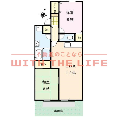 セジュール坂井Ⅰ【10,000円キャッシュバック対象物件】の間取り|間取り図です