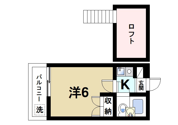 シティパレス西大寺Ｐ２の間取り