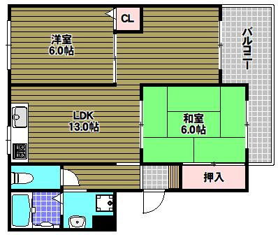 YF深阪の間取り