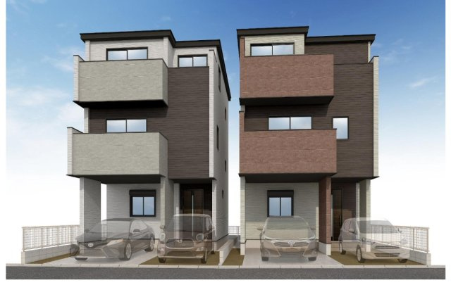 【仲介手数料無料】所沢市けやき台１号棟　所沢市の新築住宅なら西武ハウジングの外観パース