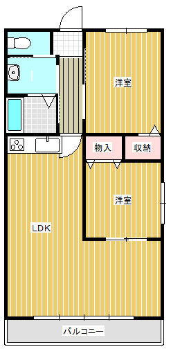 長塚マンションの間取り