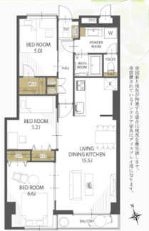 【間取り】 | ハイマート西千葉