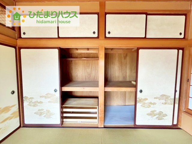 北茨城市磯原町木皿　中古戸建の収納|奥行きが広い収納スペースなので、お布団も楽々しまえますね！！