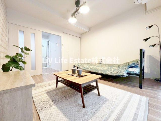 石山ビルの寝室