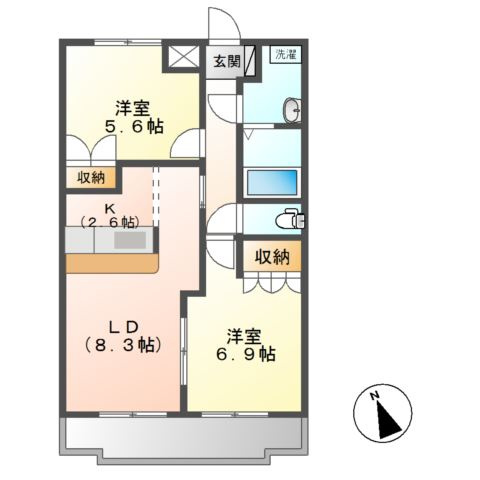 KASUMIヒルズの間取り