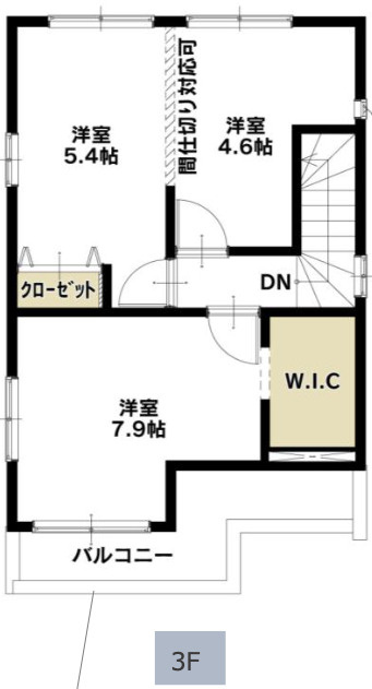 【仲介手数料無料】所沢市けやき台２号棟　所沢市の新築住宅なら西武ハウジングの間取り