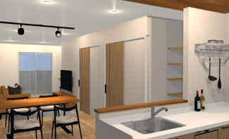 【完成予想図】 | 右京区太秦蜂岡町　建築条件つき