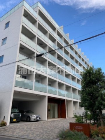 CREVISTA大森西の外観|2015年6月築　RC鉄筋コンクリート造地上7階建て1K～1LDK総戸数74戸インターネット無料の分譲賃貸マンション　東京都大田区大森西4丁目　京浜急行本線大森町駅梅屋敷駅　JR京浜東北線蒲田駅