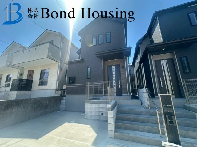 南向きで陽当たり良好　桃山台6丁目　新築2区画　2号棟の外観