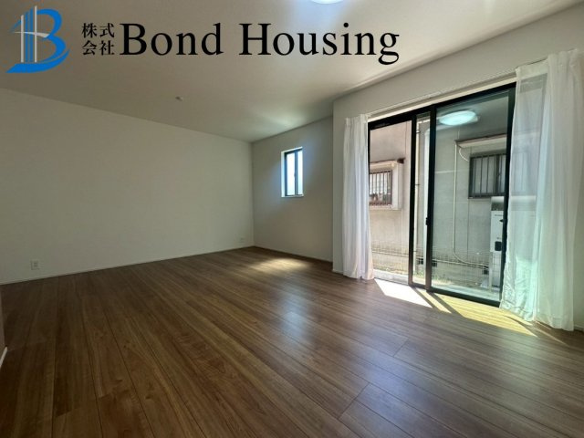 南向きで陽当たり良好　桃山台6丁目　新築2区画　2号棟の寝室