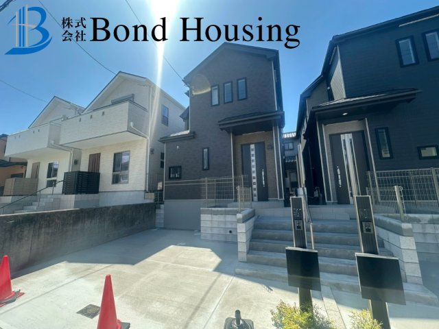 南向きで陽当たり良好　桃山台6丁目　新築2区画　2号棟の外観