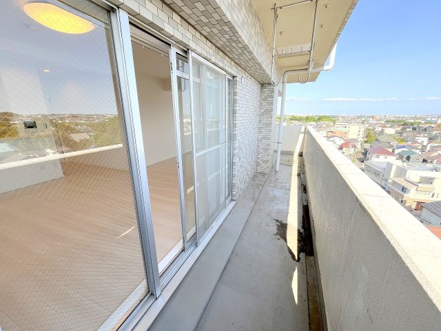 ライオンズマンション昭島第2のバルコニー