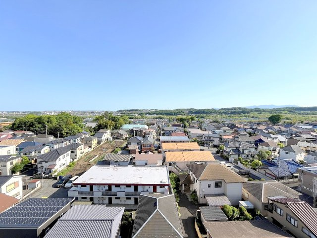 ライオンズマンション昭島第2の展望|周りに高い建物がない為、眺望良好です！