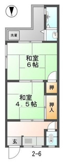 【間取り】 | 第二グリンハウス杉